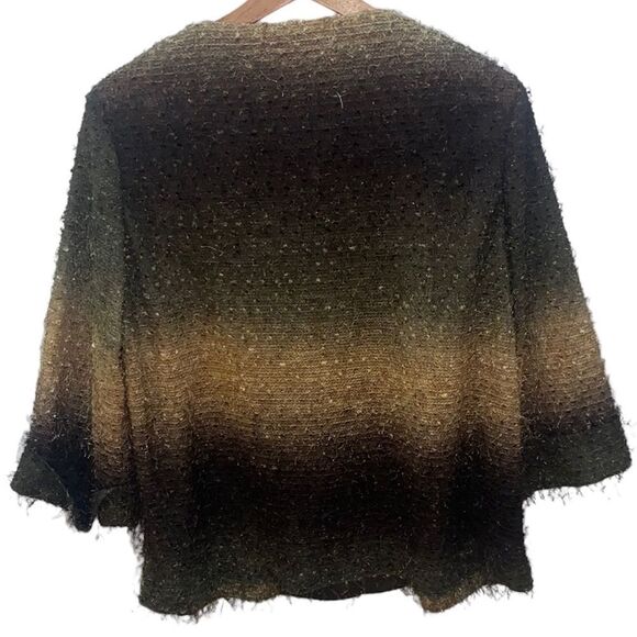 Exclusively MISOOK Ombré Shaggy Style Women’s Blazer Jacket - Picture 2 of 5